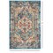 Homeroots 2 x 3 ft. Ivory & Light Blue Distressed Scatter Area Rug 385546 - alternate 4